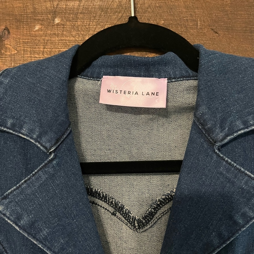 Wisteria Lane Denim Jumpsuit - Picture 3 of 3
